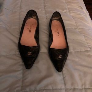 Chanel Vintage, Authentic Black Shoes